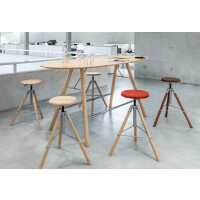Girsberger Atelierhocker -low & high- 15 cm verstellbar – ein Urgestein