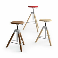 Girsberger Atelierhocker -low & high- 15 cm verstellbar – ein Urgestein