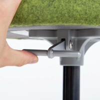 Girsberger Atelierhocker -low & high- 15 cm verstellbar – ein Urgestein