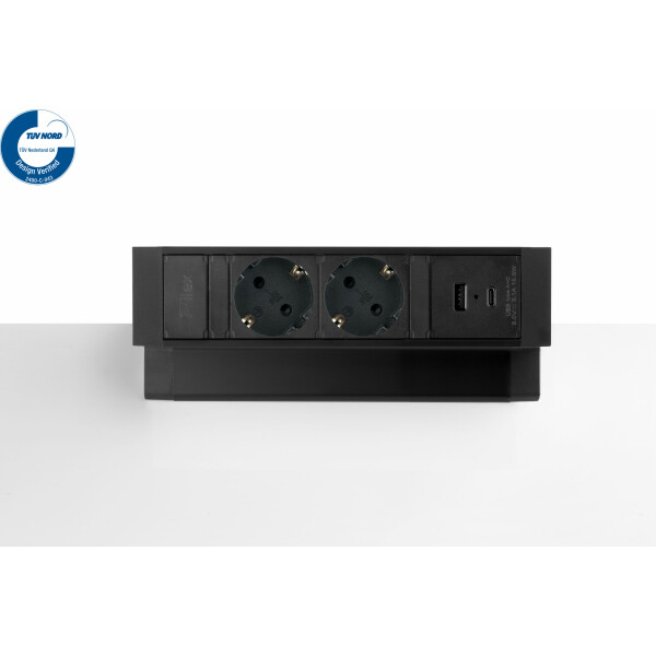 Auftischsteckdose Power Desk Up® 2.0