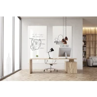 Design Whiteboard Straight - magnetisch wirksam