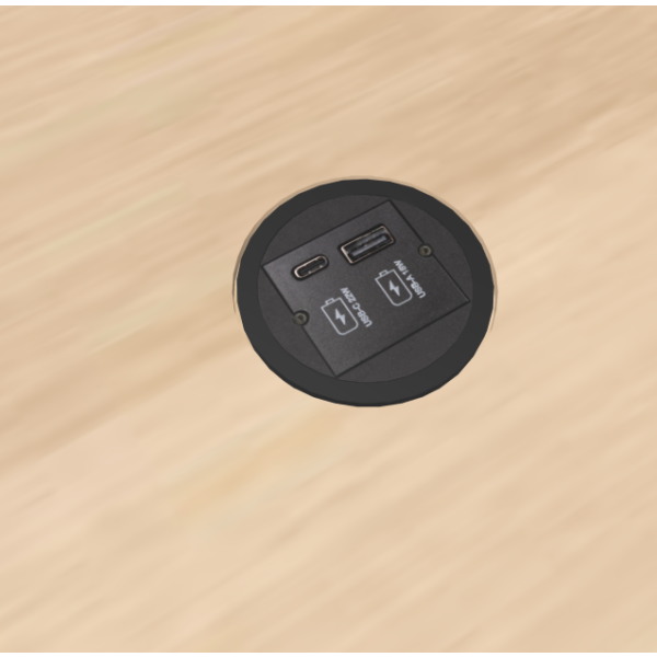 1 x USB A/C
